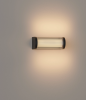 Lampa Zewnętrzna Kinkiet 12W Czarna IP65 Minimalistyczna Na Elewację Maxlight Gardenia W0465 